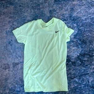 Neon Yellow Nike Dri Fit Tee